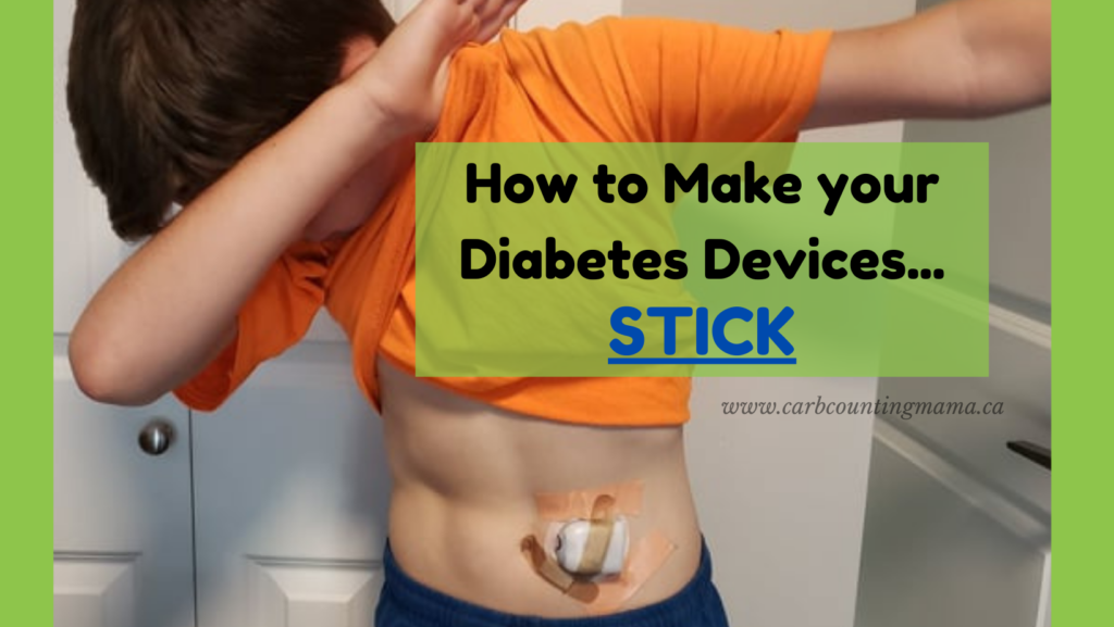 How to Make your Diabetes Devices Stick